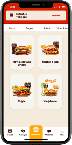 Burger King phone app