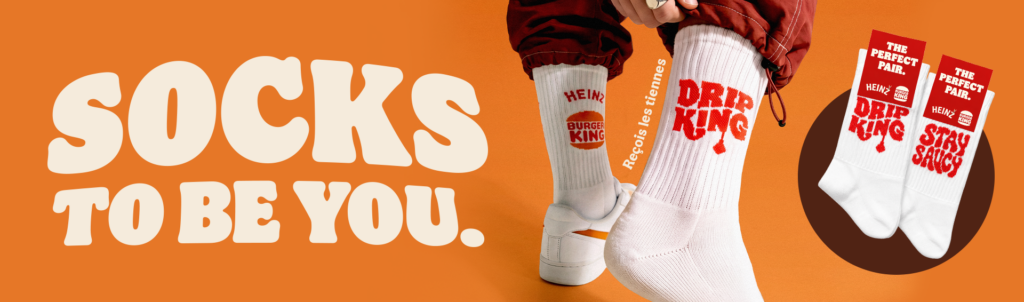 Burger King x Heinz: Socks to be you 🧦